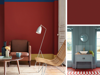 Little Greene Intelligent Eggshell - Bronze Red 15