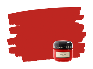 Little Greene Atomic Red 190 samplepotje