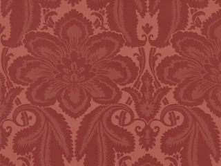 Rood behang Little Greene - Albemarle Street - Flame