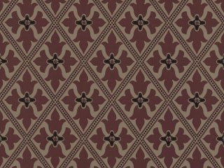 Bayham Abbey - Monarch behang Little Greene