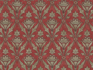 Typisch klassiek behang Borough High Street - Beet van Little Greene
