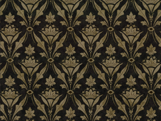 Borough High Street - Stamp behang Little Greene met donkere tinten