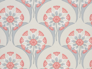Little Greene bloemen behang Hencroft - Bone China