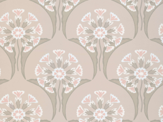 Behang met bloemen Hencroft - Lute van Little Greene