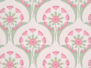 Hencroft - Pink Primula bloemenhang van Little Greene