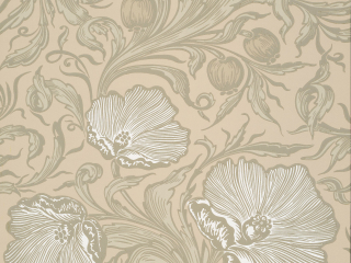 Little Greene Poppy Trail - Portland Stone