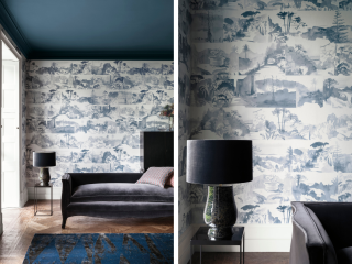 Paint & Paper Library Abbey Gardens - Blue Blood