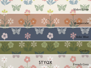 Little Greene Burges Butterfly - Masquerade