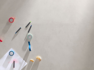 Floorify PVC Grote tegels Coquille F029