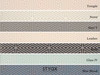 Paint & Paper Library Marquetry Tile - Leather