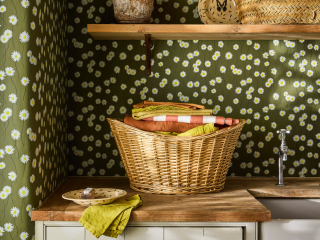 Little Greene Moon Daisies - Olive Colour