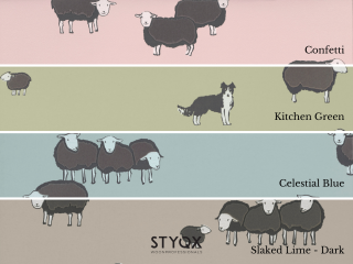 Little Greene Nip & Lassie - Kitchen Green