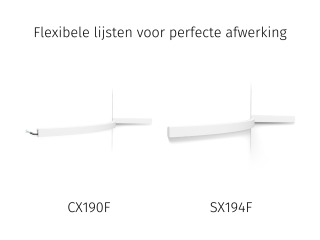 Orac flexibel wandpaneel WX205F
