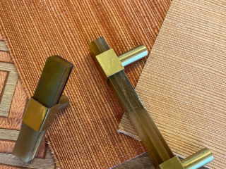 Catchii sisal behang Roze Champagne - S015