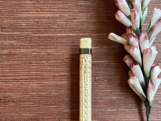 Catchii zeegras behang Roodbruin - Z005