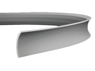 Gaudi flexibele kroonlijst 1.50.165