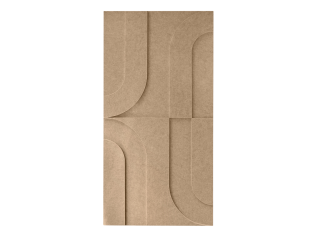 Maeven Art akoestische 3D panelen Maya I - Sand (set van 2)