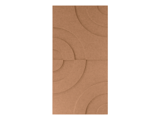 Maeven Art akoestische 3D panelen Maya III - Cognac (set van 2)