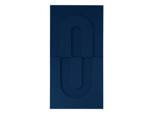 Maeven Art akoestische 3D panelen Maya IV - Navy Blue (set van 2)