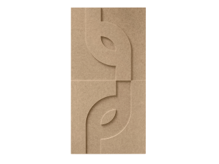 Maeven Art akoestische 3D panelen Maya V - Sand (set van 2)