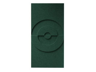 Maeven Art akoestische 3D panelen Maya VI - Deep Green (set van 2)