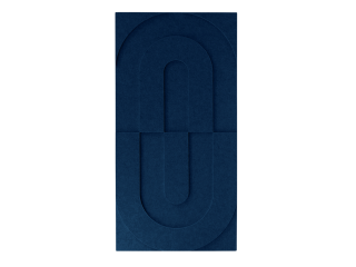 Maeven Art akoestische 3D panelen Maya VII - Navy Blue (set van 2)