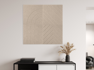 Maeven Art akoestisch paneel Loa I - Beige