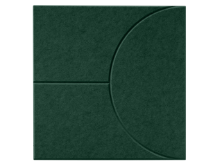 Maeven Art akoestisch paneel Sadé IV - Deep Green