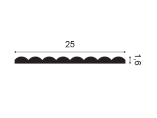 Orac wandpaneel W110 - Hill