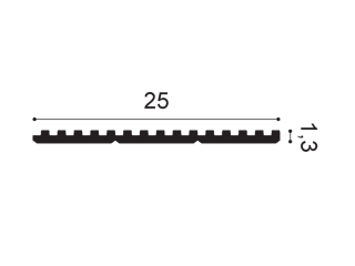 Orac wandpaneel WX205-260 (doos 7 st)