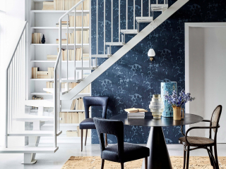 Little Greene Tulip - Blue Black