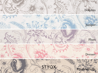 Little Greene Woodblock Mono - Dolphin