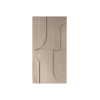 Maeven Art akoestische 3D panelen Maya I - Beige (set van 2)