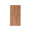 Maeven Art akoestische 3D panelen Maya I - Cognac (set van 2)
