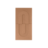 Maeven Art akoestische 3D panelen Maya IV - Cognac (set van 2)