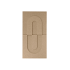 Maeven Art akoestische 3D panelen Maya IV - Sand (set van 2)