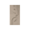 Maeven Art akoestische 3D panelen Maya V - Beige (set van 2)