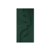 Maeven Art akoestische 3D panelen Maya V - Deep Green (set van 2)