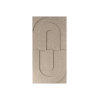 Maeven Art akoestische 3D panelen Maya VII - Beige (set van 2)