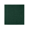 Maeven Art akoestisch paneel Sadé VIII - Deep Green