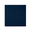 Maeven Art akoestisch paneel Sadé VIII - Navy Blue