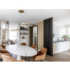 Roomdivider gerookt eiken