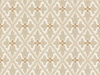 Beige patroon behang Bayham Abbey - Meteor van Little Greene