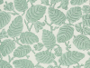 Beech Nut - Rubine behang met mintgroene bladeren van Little Greene