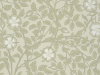 Groene met beige bloemenbehang van Little Greene - Briar Rose - Green Stone