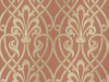 Klassiek behang in een moderne rood/oranje kleur Brook Street - Etruscan van Little Greene