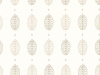 Cones - Lint behang van Little Greene met wit/beige achtergrond