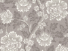 Monochrome bloemen behang Gustav - Throphy