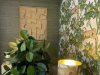 Catchii sisal behang Groen Zilver Metallic - S011