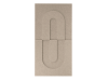 Maeven Art akoestische 3D panelen Maya IV - Beige (set van 2)
